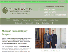 Tablet Screenshot of churchwyble.com